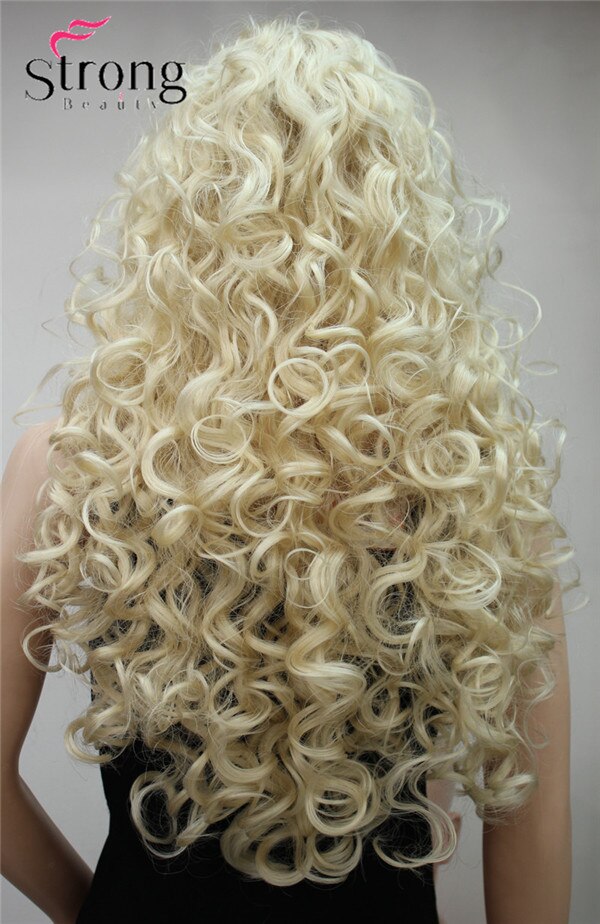 StrongBeauty grube długie warstwy loki bez części pełna peruka syntetyczna peruki damskie wybór kolorów: #613