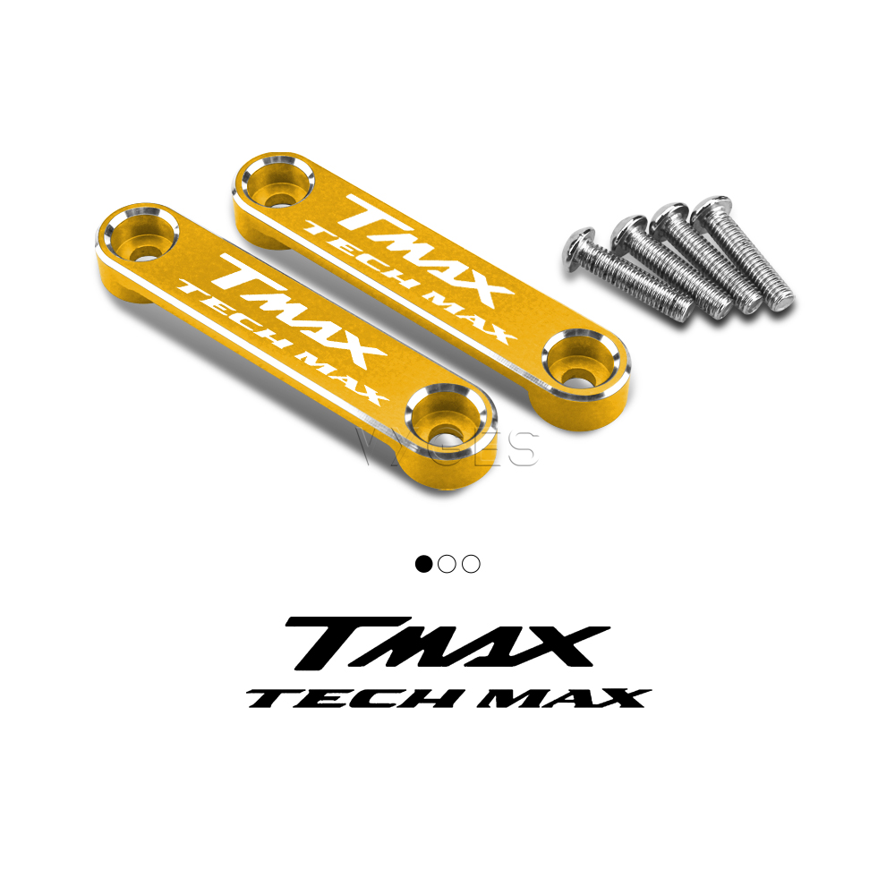 Accesorios para motocicleta, guardabarros, eje de guardabarros, placa de cobre, cubierta decorativa para YAMAHA t-max 560 TECH MAX Tmax 530 -: Rojo
