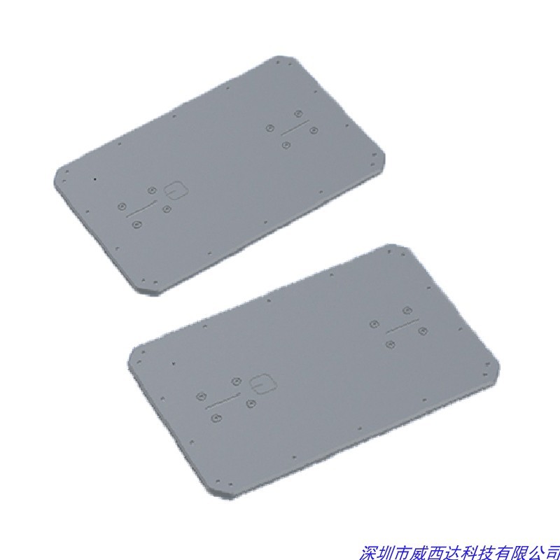 Ultra-thin card anti-loss device, wireless wallet recharge item airtag locator, suitable for Apple Find, findmy: GRAY