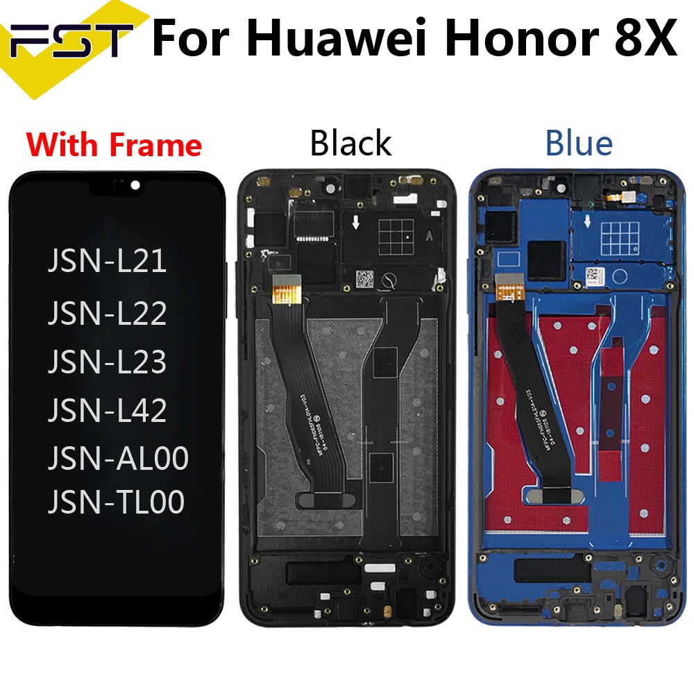 Huawei Honor 8X LCD Screen Display - 6.5 inch 1080x2340 IPS Touch Panel Digitizer with Frame