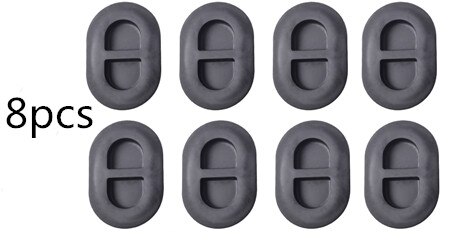 Black Floor Pan Drain Plug For Jeep Wrangler Rear Floor Pan Body Plug Small Rubber Plug For Jeep Wrangler JL JK: 8pcs