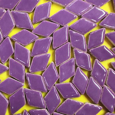 10 stk lilla mosaik fliser sten håndværk væg dekorativ mosaik fremstilling materialer gør-det-selv børn puslespil uregelmæssig hjerte mosaik fliser: D