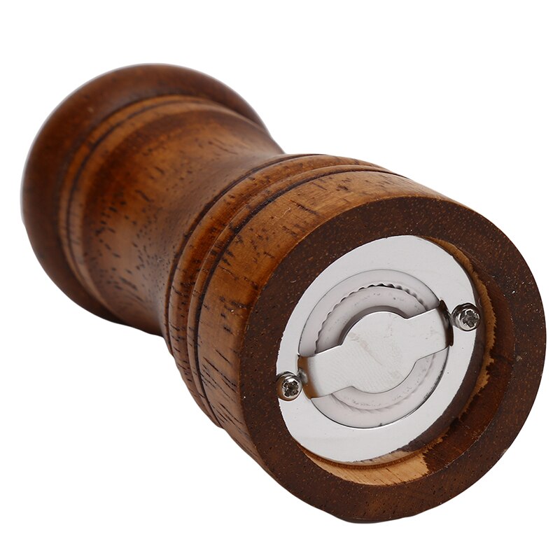 Classical Oak Wood Pepper Spice Mill Grinder Set BBQ Tools Set Handheld Seasoning Mills Grinder Ceramic Grinding Core