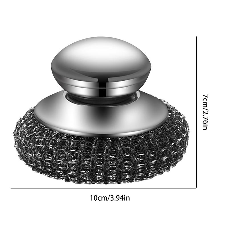 Oppvaskmaskin i rustfritt stål med håndtak oppvaskmaskin i ull kraftig skrubbeverktøy i stålull skrubbing i rustfritt stål