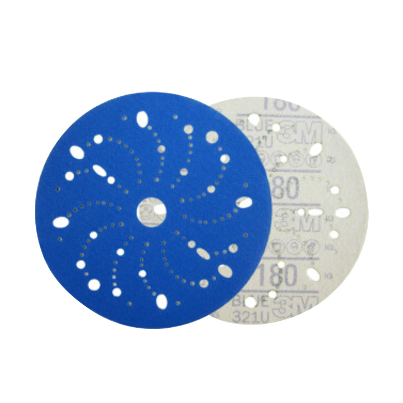 3M blu 6 pollici carta abrasiva a secco stucco automobilistico rettifica porosa 150mm levigatura carta vetrata abrasiva