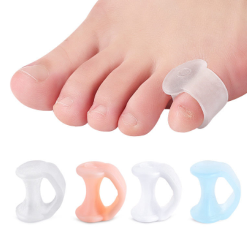 2 Stuks Teenseparators Teen Siliconen Bunion Guard Voetverzorging Orthopedische Vinger Teen Separator Correctie Pad Foot Care Tool