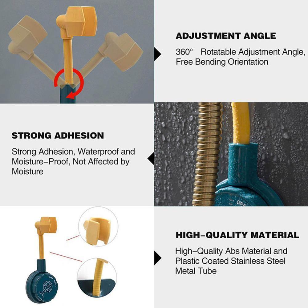 Universal Wall-Mounted Shower Head Holder Bracket Adjustable Holder shower bracket Bathroom Accessories