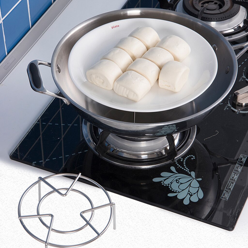 Stainless Steel Egg Steamer Rack Stand Food Steaming Basket,Multipurpose Vegetable Steamer Rack Stand