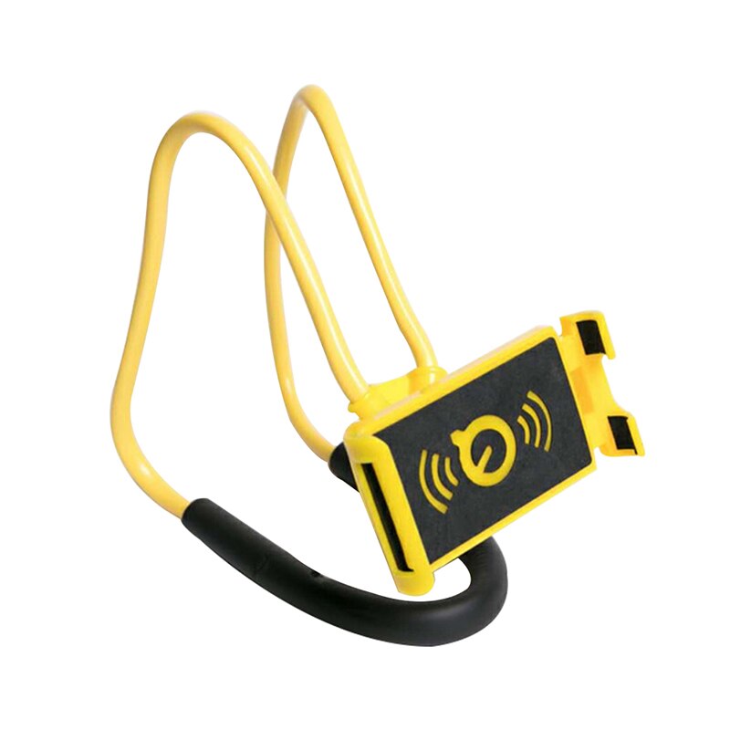 Flexible lazy neck stand phone holder with pendant neck and Halter with mobile phone holder and necklace