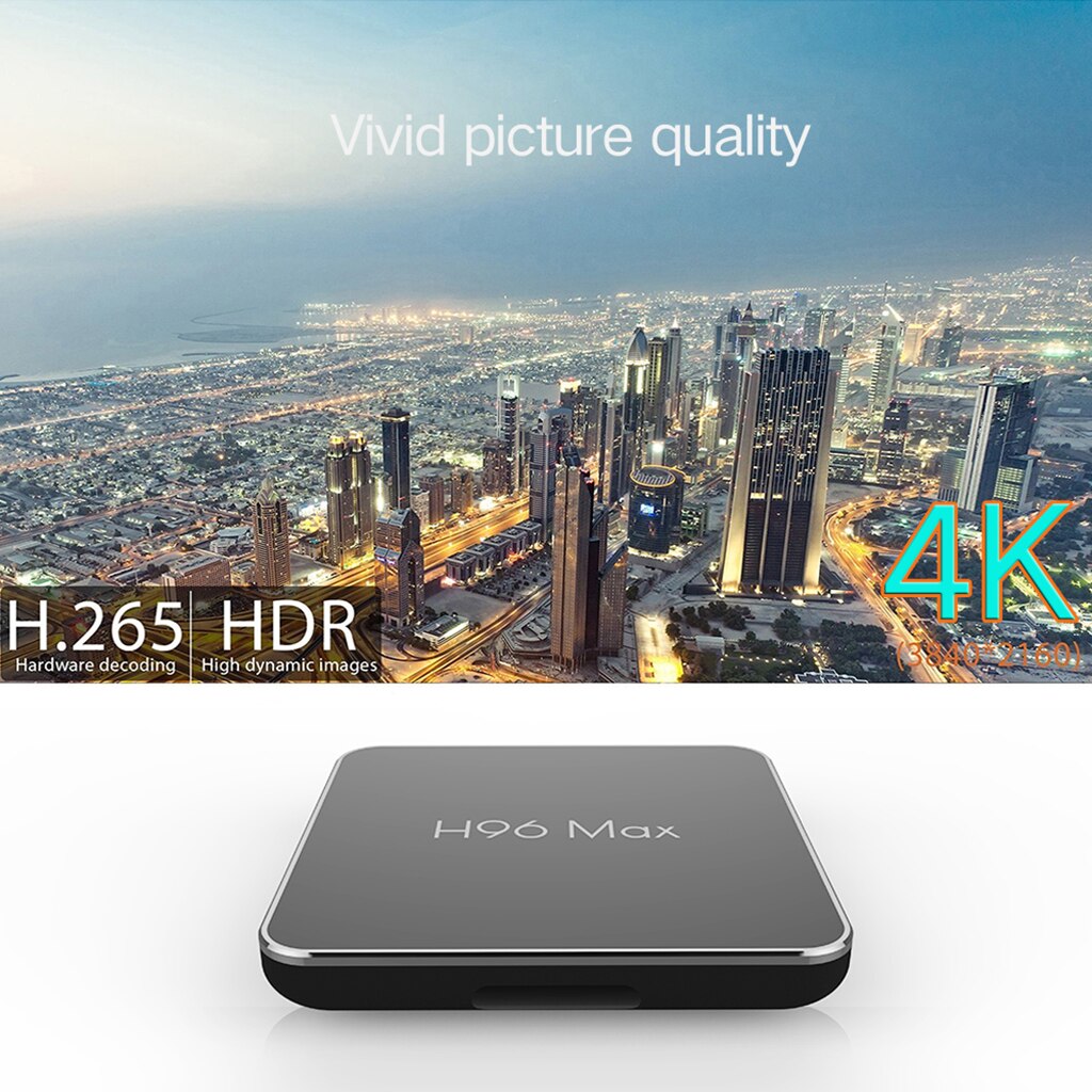 H96 MAX X2 TV Box Android 9,0 2GB 16GB S905X2 1080P H.265 4K Google UK