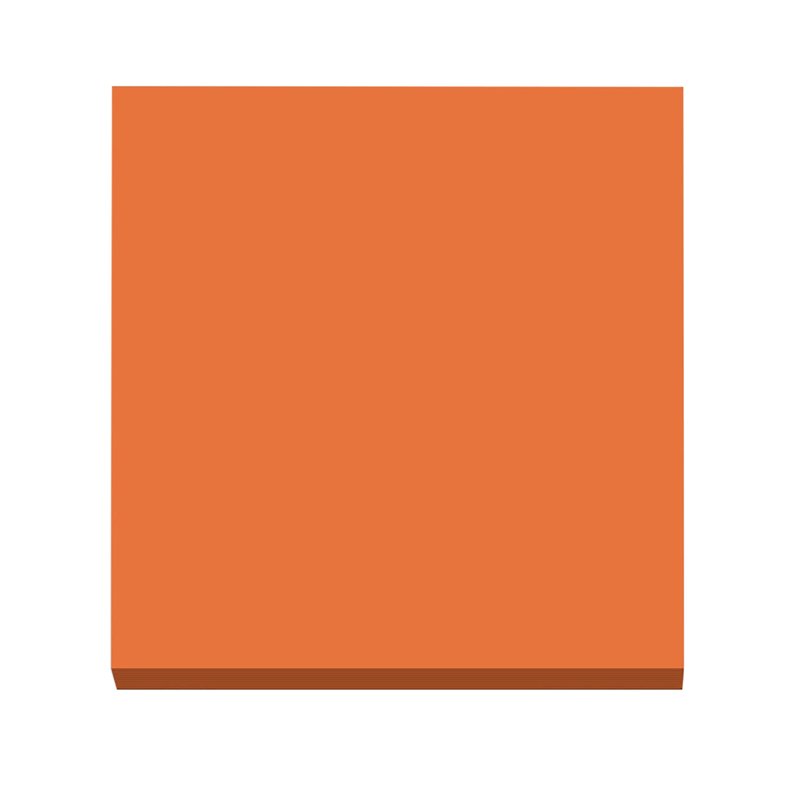 100 Sheet Solid Color Memo Pad Students Sticky Notes Self-Stick Notepad Office Planner School Stationery Supplies: F