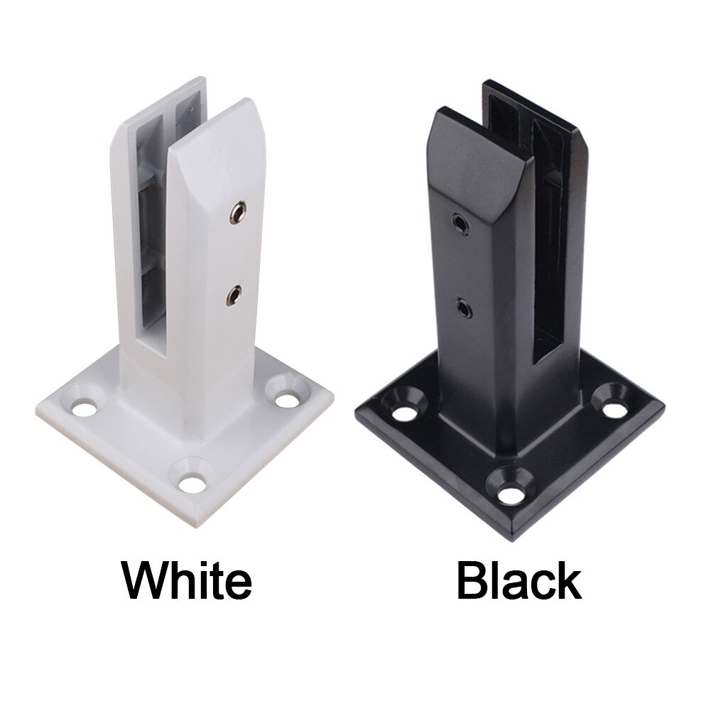 Floor Standing Home Fixed Pool Balcony Clip Glass Clamp Fence Stainless Steel Stairs Easy Install Support Brackets Shelf Post