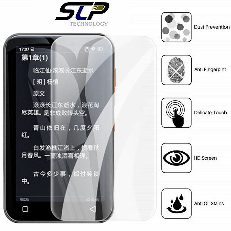 ZHIYIN Y3 – Film de protection d'écran pour lecteur de musique, Film souple de protection pour lecteur de musique MP3 4 pouces, plein écran HD, Hydrogel,