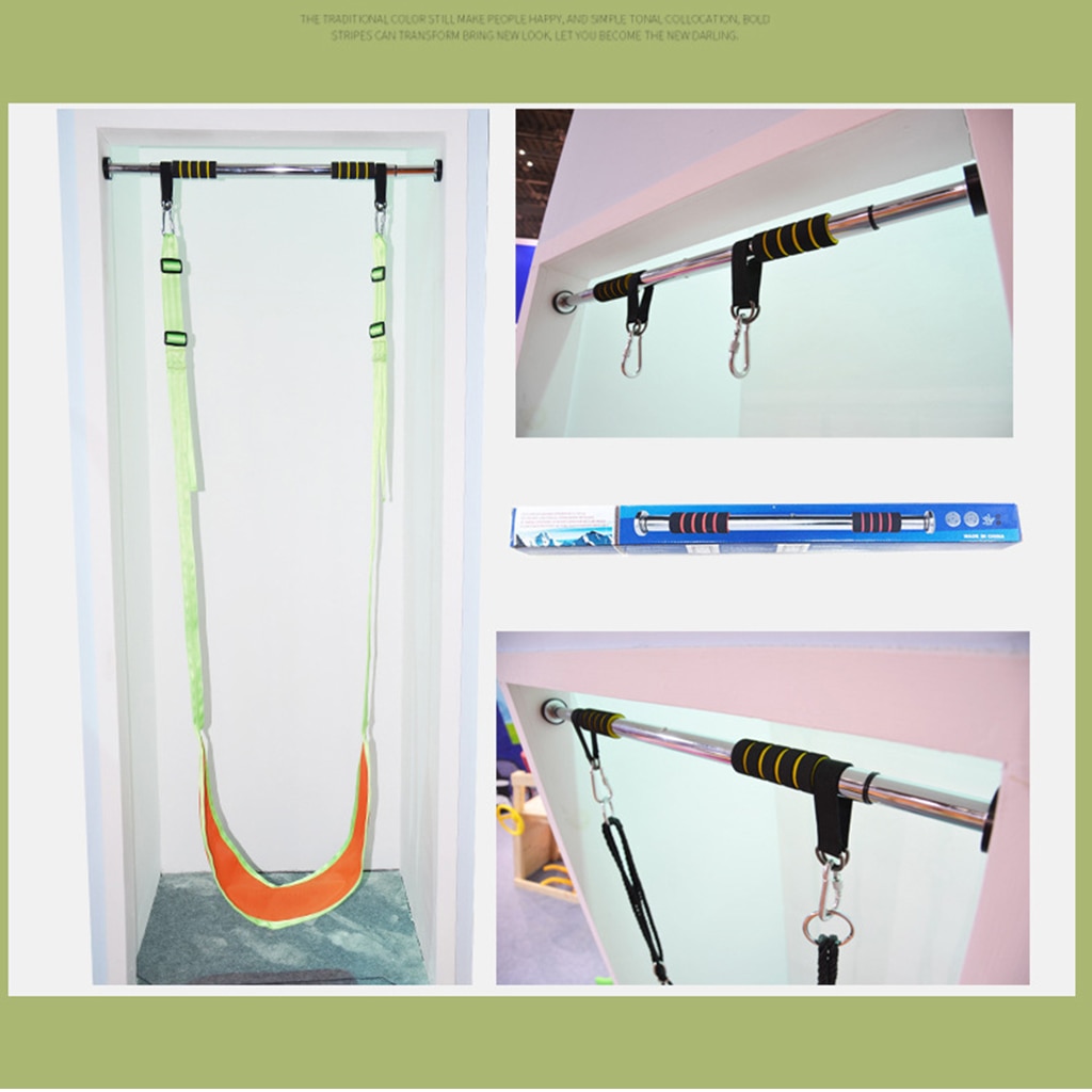 Kinderen Indoor Schommel Speelgoed Deur Frame Horizontale Bar Snap Hook Carabiner &amp; Connector Band Set Hangmat Schommel Opknoping Kits
