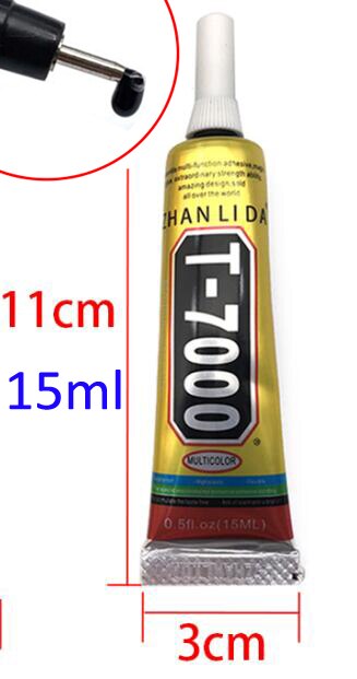 15ml T-7000 more powerful epoxy resin adhesive T7000 black liquid glue super sealant handset touch screen rack maintenance: 15ml T7000