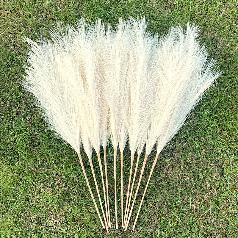 5pcs 70cm Artificial Plant Pampas Grass Polyester Silk Flowers Grass for Home Decor Wedding Decoration Table Centerpieces Plants: B02