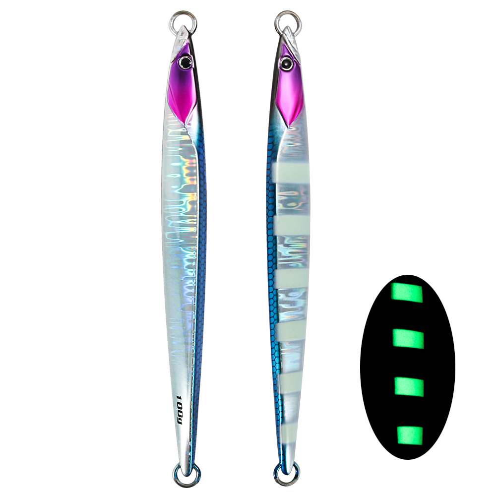 JIGGING PRO 100g 120g 150g Vertical Jig Speed Metal Jig Asymmetrical Jigging Lure Saltwater Fishing Bait: 150mm / Blue