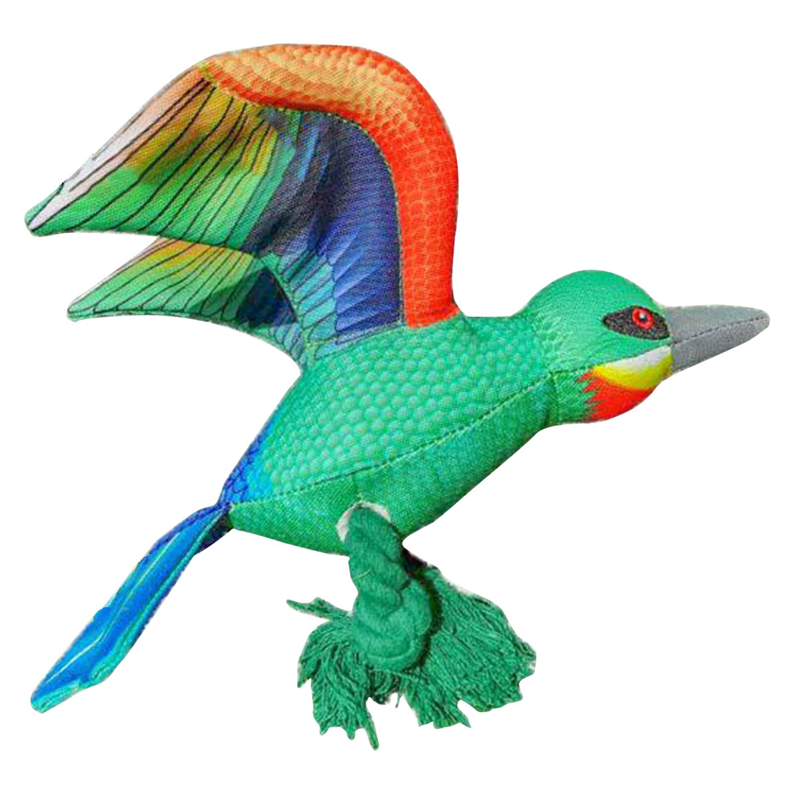 Aquila giocattolo per animali peluche interattivo divertente corda di cotone allevia la vuota cucciolo cigolante giocattoli da masticare addestramento cucciolo di animale domestico forniture regali 2021