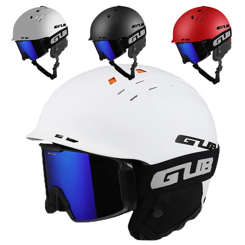 Casco de esquí de invierno para hombre y mujer, para deportes al aire libre, esquí, senderismo, escalada, mantener el calor, casco de Snowboard ajustable, casco de seguridad para monopatín