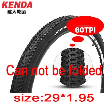 Kenda-neumático Original para bicicleta de montaña k1047, Cuenta de alambre plegable 26/27, 5/29x1,95/2,1/2,35, ultraligero, baja resistencia: 29X195 wire bead
