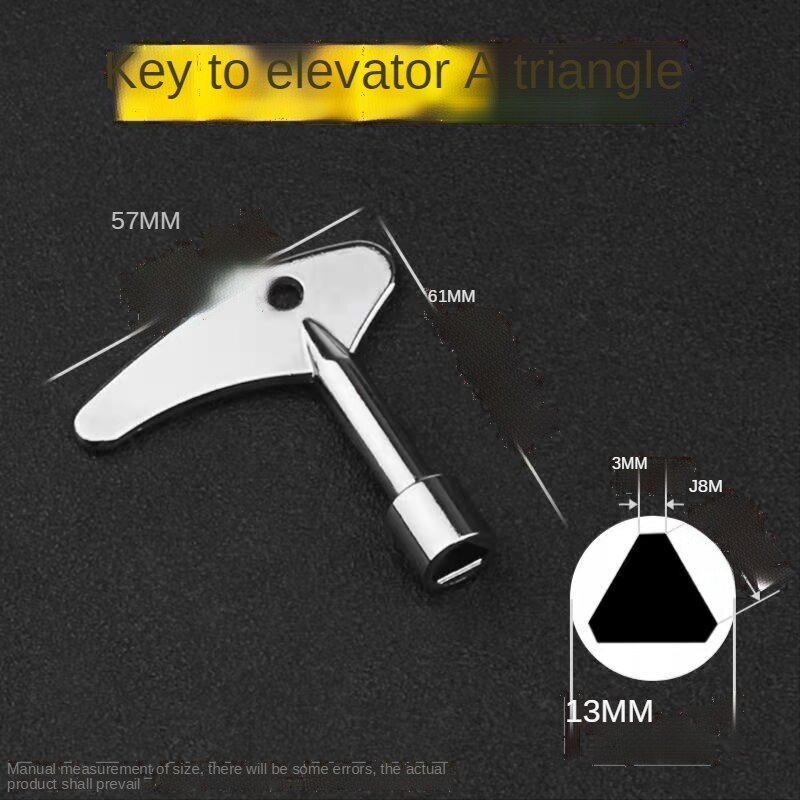 Multi-Function Triangle Lock Key Elevator Key Tria... – Vicedeal