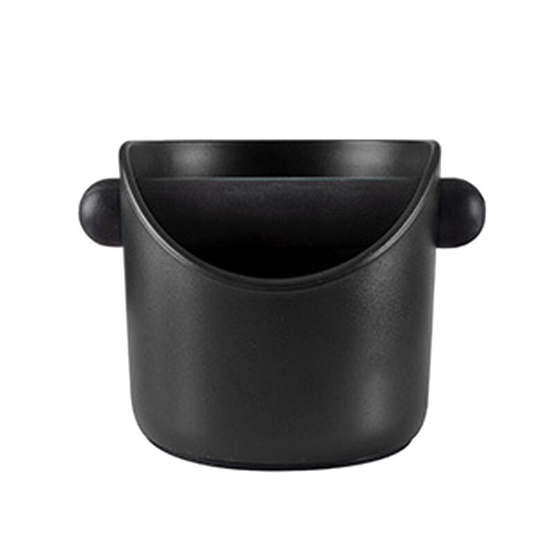 Coffee Grounds Box Ground Barrels Italian Coffee Knock Grounds Box Supporting Equipment Mini Coffee Grounds Container Ground: straight black
