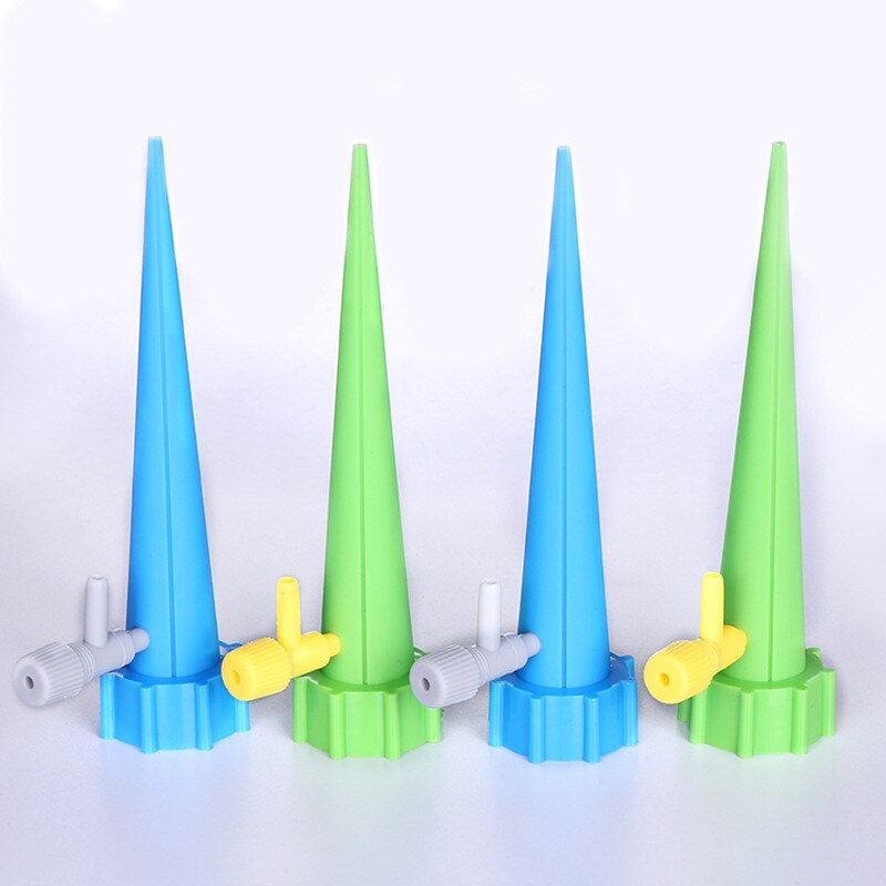 12PCS Automatic Adjustable Flow Watering Device Switch Control Valve Drip Irrigation Automatic Watering Spikes Irrigation