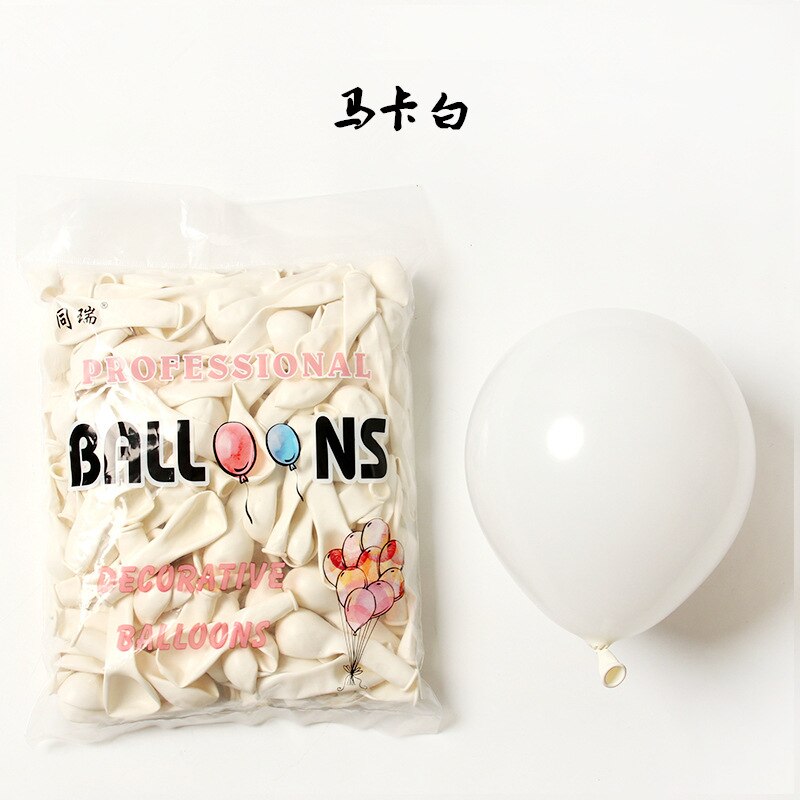 10 stuks /5 inch kleurrijke macaron latex ballon snoepkleurige ballon bruiloft verjaardag feestdecoratie ballon: 12