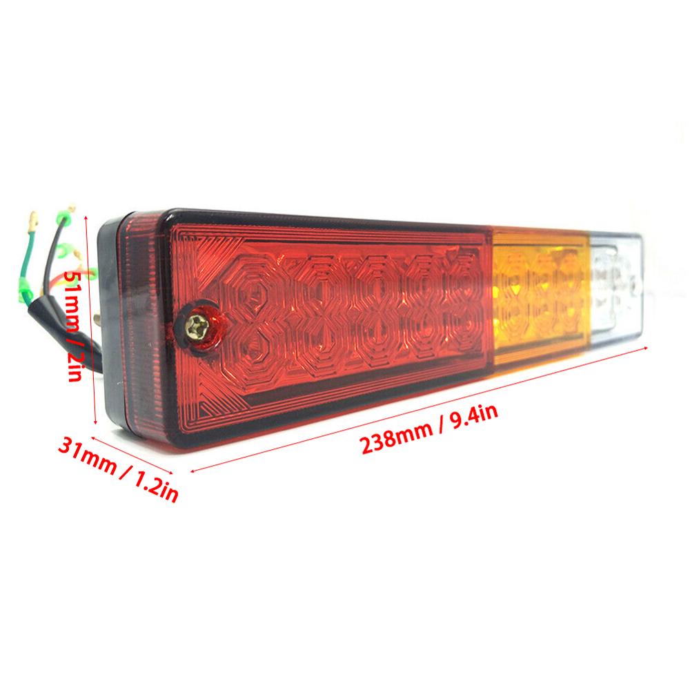 2pcs 12V Waterproof 20LED Car Stop Rear Tail Light Brake Reverse Light Running light Turn Indiactor Boat ATV Truck Trailer Lamp