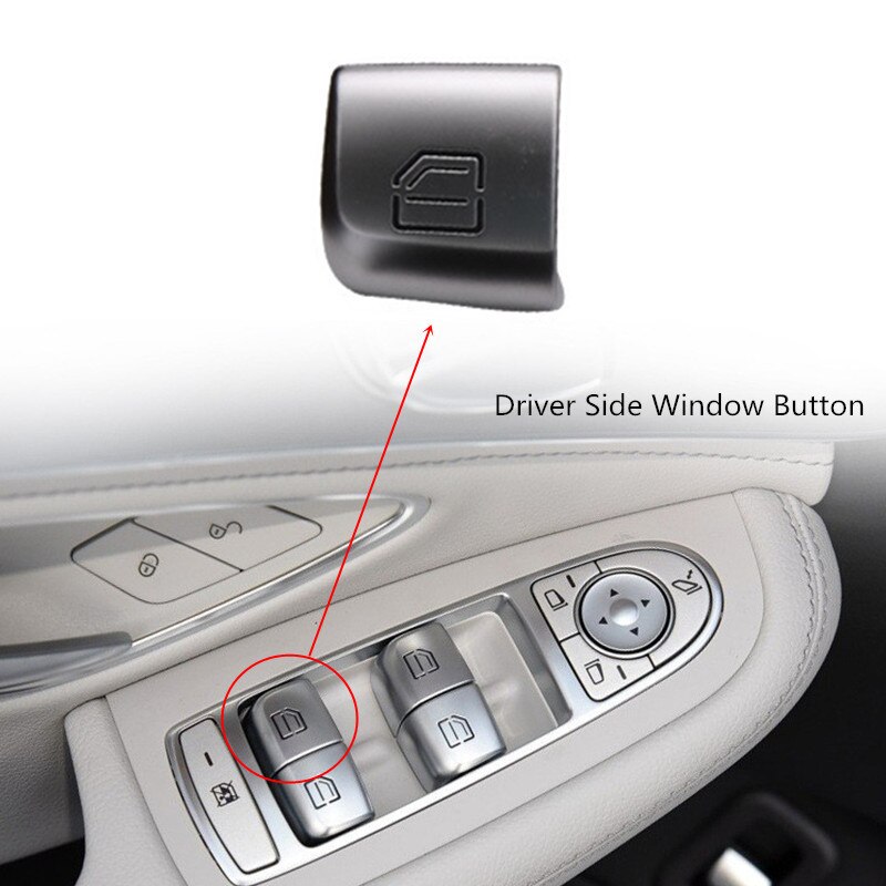 Window Button Glass Lifter Control Switch for Mercedes-Benz C class W205 GLC W253 Trunk Rear Tailgate Boot Luggage Back Door: Lavender