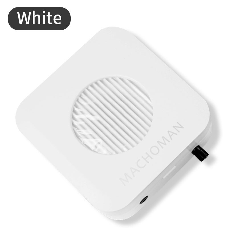 Aspirateur à ongles 60W aspirateur à ongles aspirateur à ongles faible bruit ventilateur à ongles forte aspiration manucure outils aspirateur pour manucure: 60w white collector