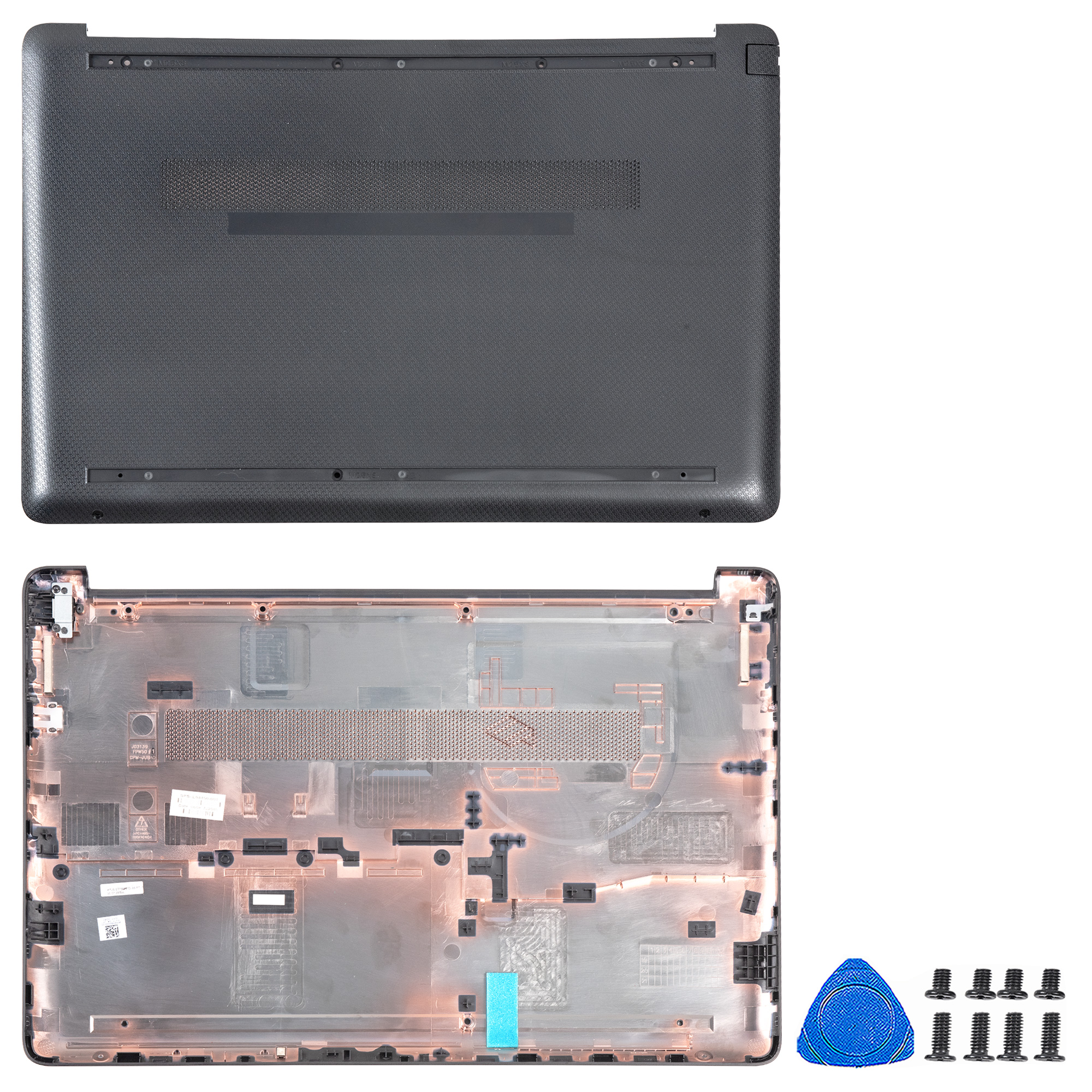 Nueva funda de portátil para HP 15-DW 15S-DU DY DR 250 255 G8 TPN-C139 LCD contraportada bisel frontal cubierta inferior con reposamanos carcasa superior: LIGHT BLUE