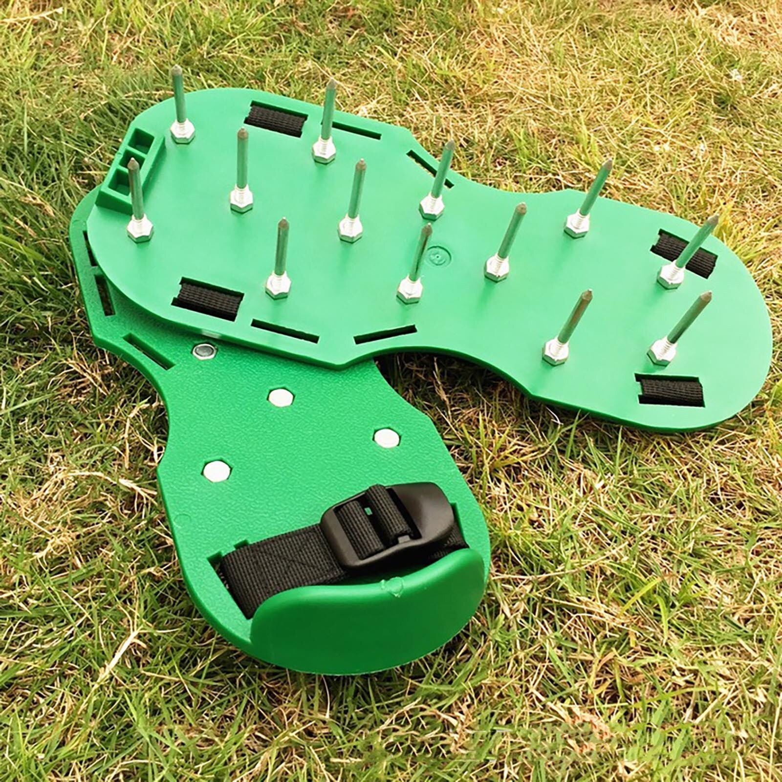 Gazon Beluchter Schoenen Gras Spiked Tuinieren Wandelen Revitaliserende Gazon Beluchter Sandalen Schoenen, Nail Schoenen, nail Groeien Tool # T1G