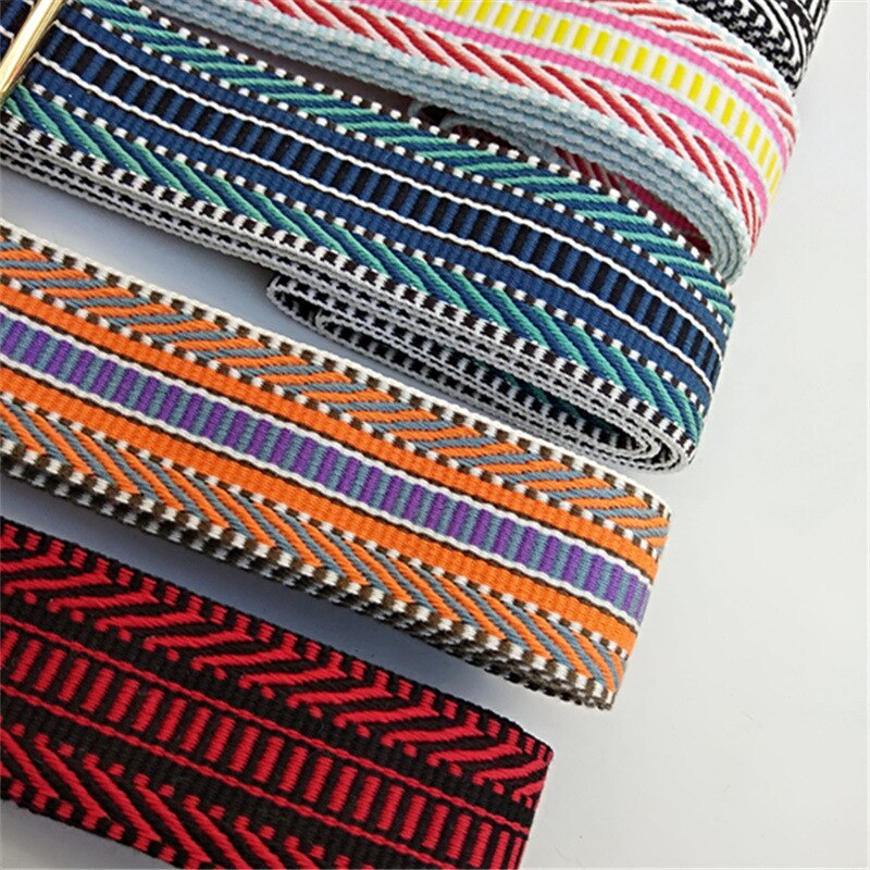 HJKL Nylon kolorowe torby z paskiem pasek akcesoria dla kobiet Rainbow regulowany wieszak na ramię dobry prezent łańcuch paski do torby