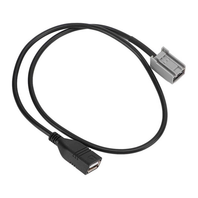 USB Adapter Cord Car Audio USB Adapter Cable MP3 WMA WAV Format for Enjoying Music for Automobile