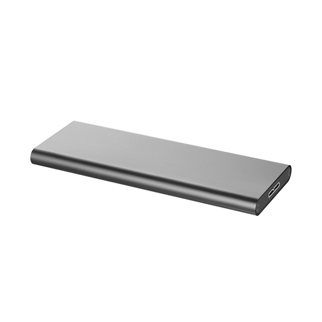 XT-XINTE USB 3.0 a M.2 per NGFF SSD Box per Hard Disk Mobile Card Adapter Box Esterno Della Cassa per SSD 2230/2242/2260/2280: Grey