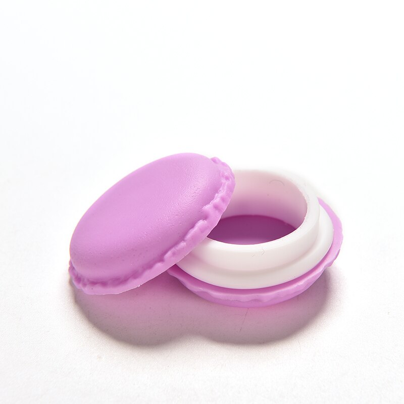 1pc söta godis dekoration klämma färg macaron mini förvaringsbox smyckeskrin pillerfodral födelsedag