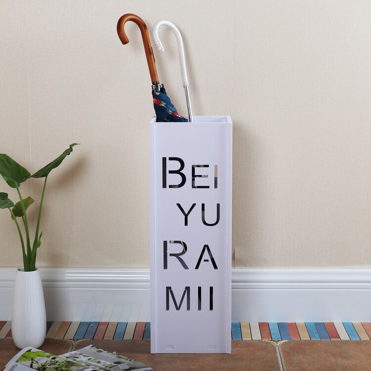 Umbrella Stand Home Decor WPC Board Japanese styling Storage Korean White Modern Umbrella Holder: Ramii
