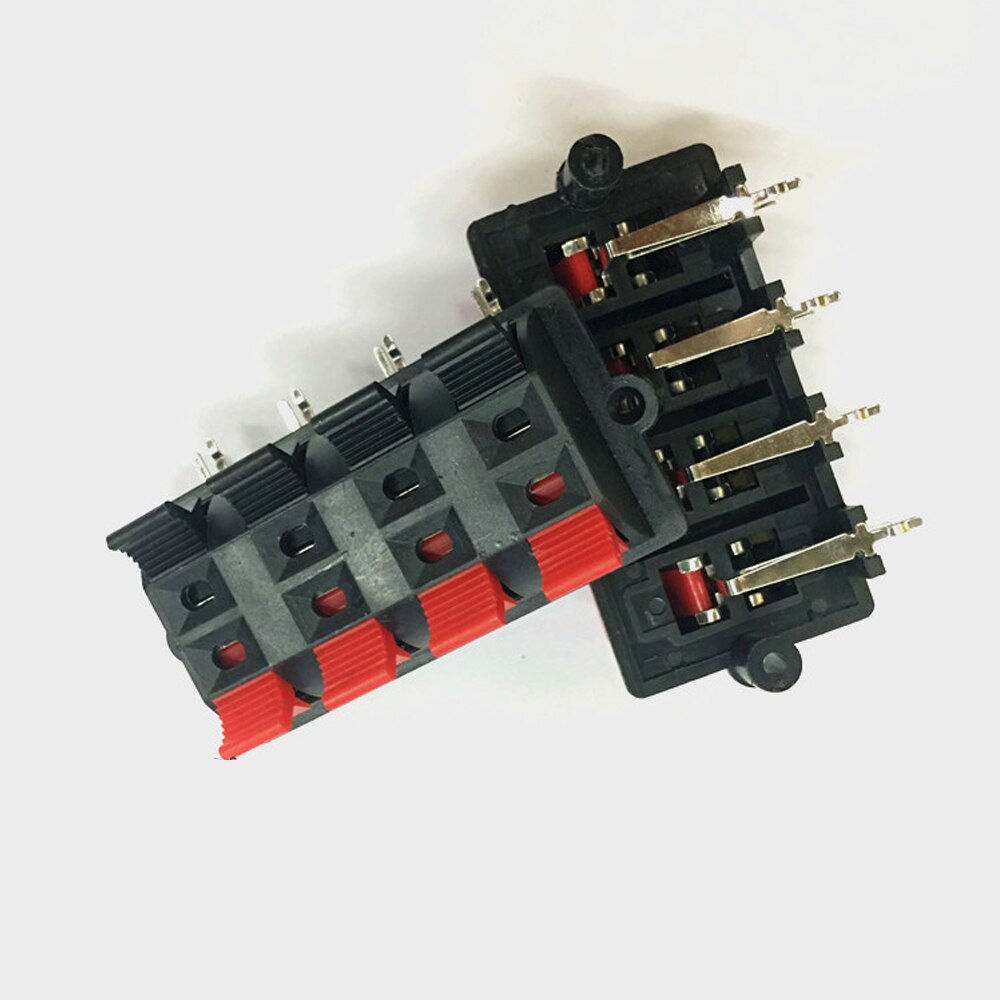 10Pcs 8-Way Positie Klem Lente Push Release Terminal Audio Luidspreker Connector Board Terminal Audio Speaker Clip