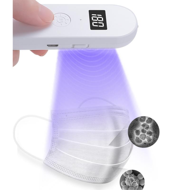 Portable UV Sterilizer X5 Ultraviolet Screen Germicidal Lamp Home Handheld UV Lights UVC Sterilizer Travel Personal