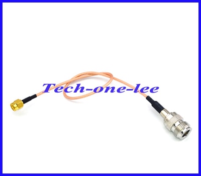 10 stks/partij verlengsnoer N vrouwelijke Jack naar RP SMA Plug mannelijke Pin RF Connector Adapter RG316 30 CM Pigtail Kabel
