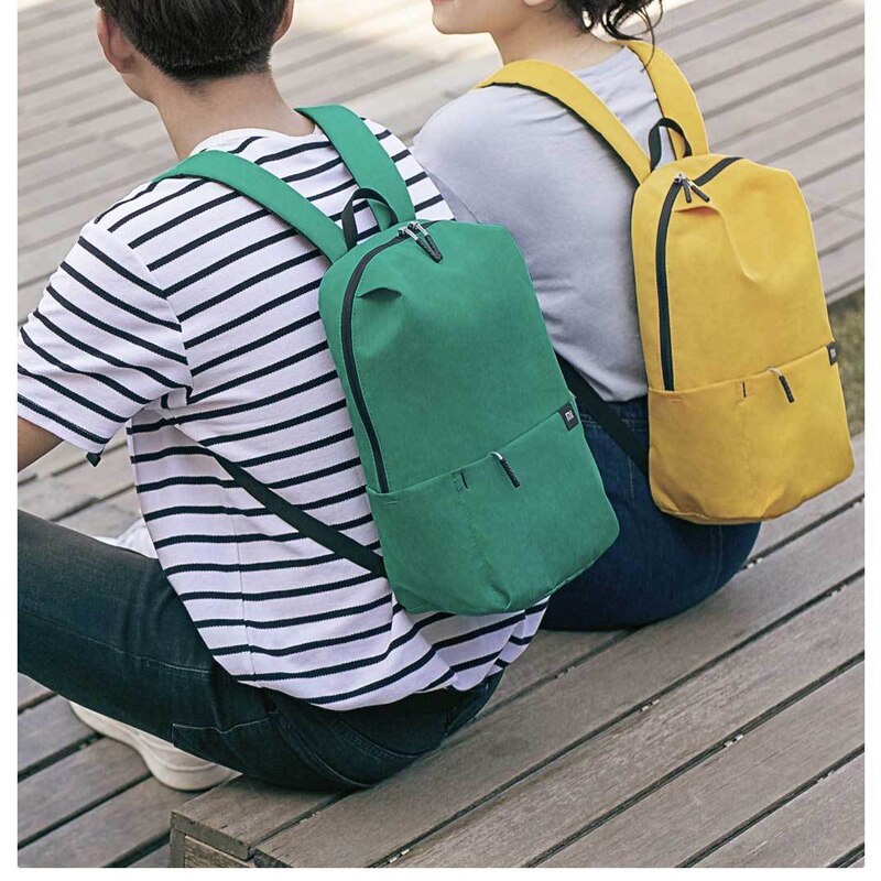 Original Xiaomi Color Small Backpack 10L Big Capacity Anti-Water Bag Mi 8 Color Lovers Couple Backpack For Student Younth Man