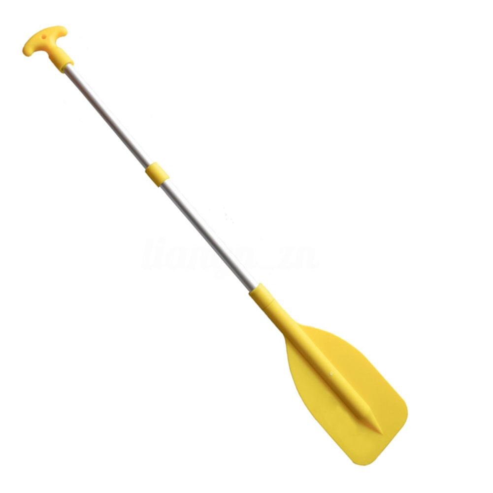 Yellow PVC Telescopic Compact Boat Boat Paddle Telescopic Paddle Durable Movement Canoe Sports Portable Economic Boating River