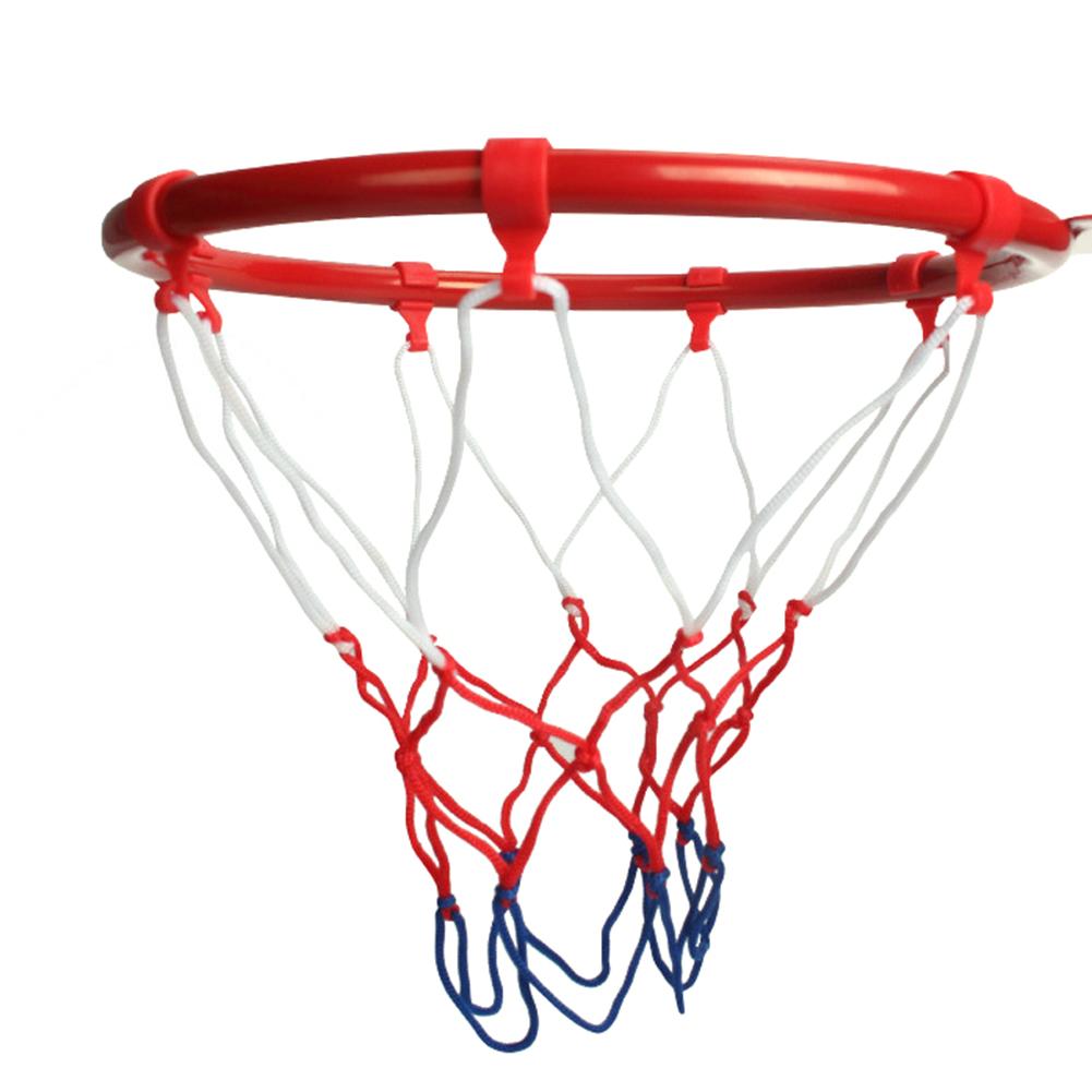 32cm/12.6 Inch Wall Mounted Hanging Basketball Hoop Ring Goal Net Rim Dunk Shooting Indoor Outdoor Basquetebol: C