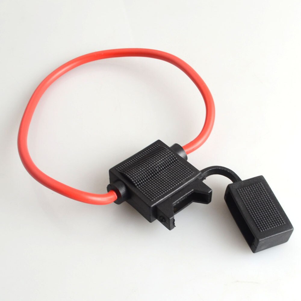 1 PCs 10 AWG fuse holder on wire, waterproof connector, fuse standard, car holder