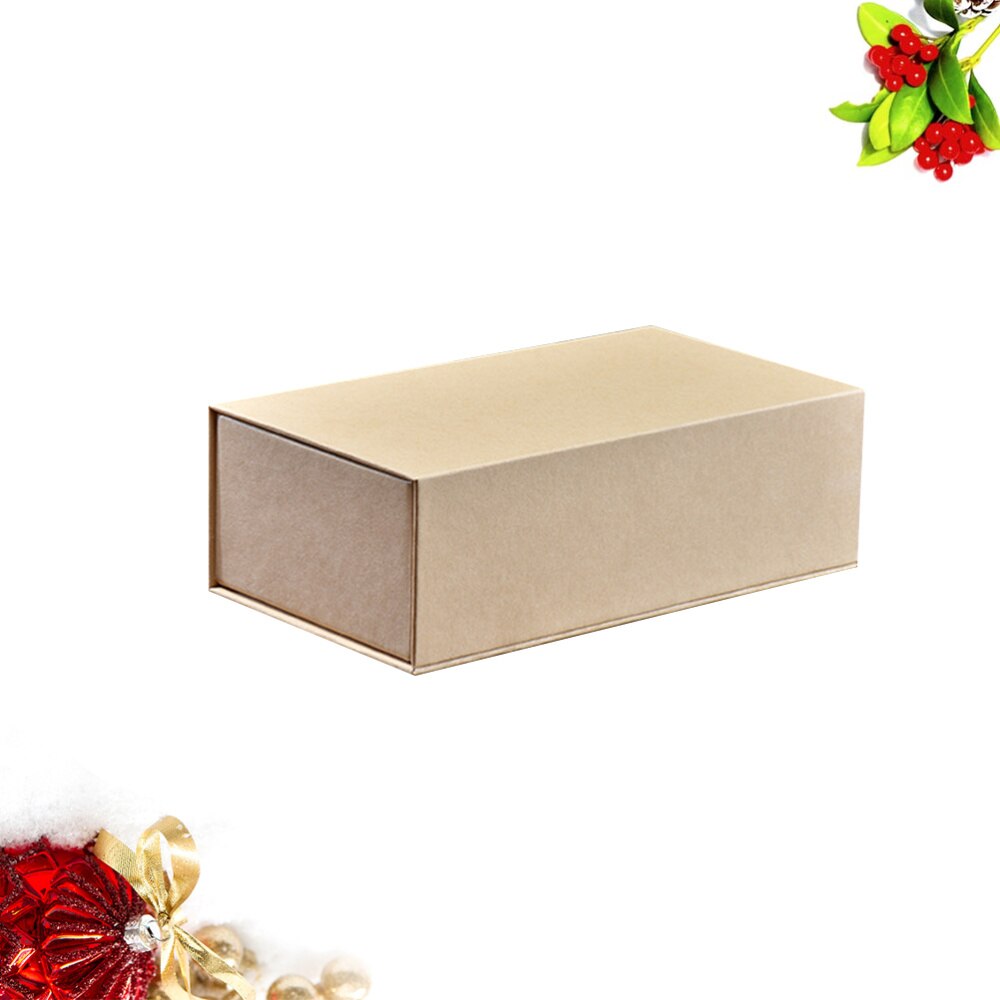 Kraft Paper Tea Storage Box Organizer Tea Bag Chest Box Tea Coffee Display Case (Black): Brown