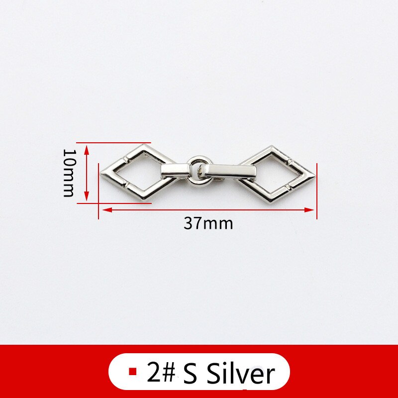 5 Pcs Metal Gecombineerd Gecombineerd Gesp Voor Bontjas Windjack Clip Sluiting Gespen Voor Handtas Vest Clip Gesp Voor Naaien: 2S
