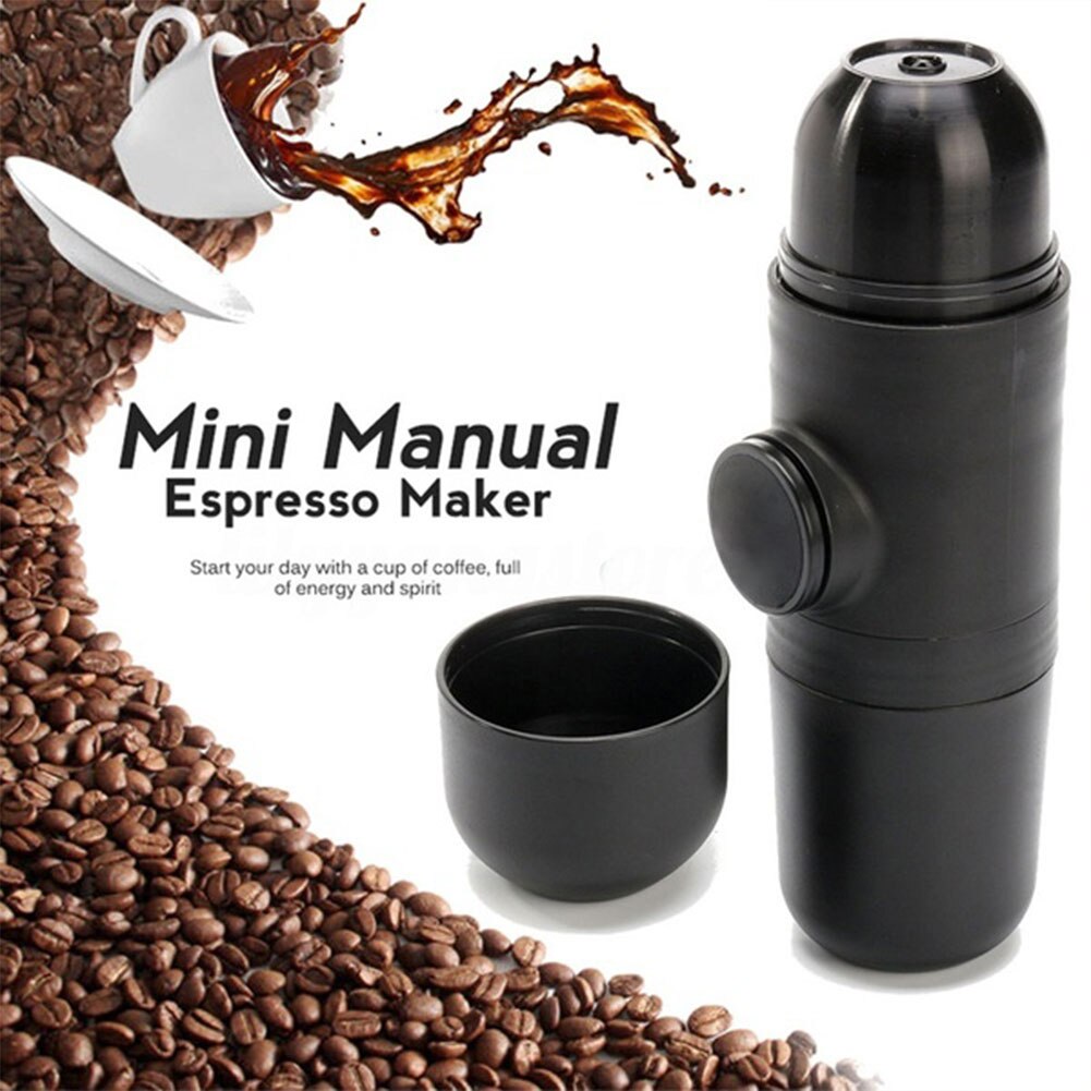 Capsule & Ground Mini Espresso Portable Coffee Maker and Cold Extraction USB Electric Coffee Powder Making Machine Outdoor