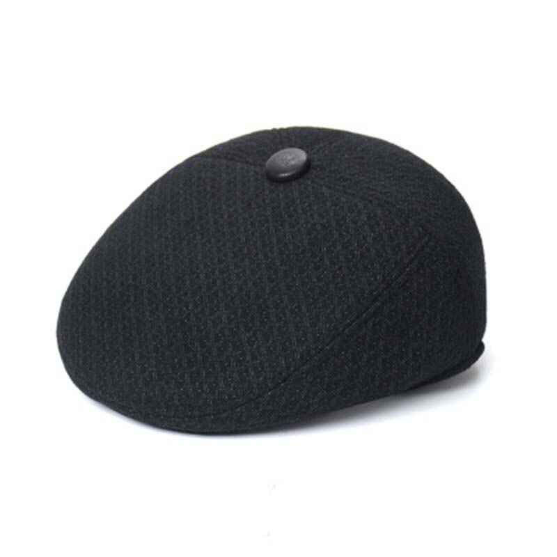 ¡Novedad de Otoño/Invierno! Sombrero viejo para hombre, sombrero de invierno para hombre de edad mediana y ancianas, gorro cálido, orejeras de papá, sombrero delantero S96: black5
