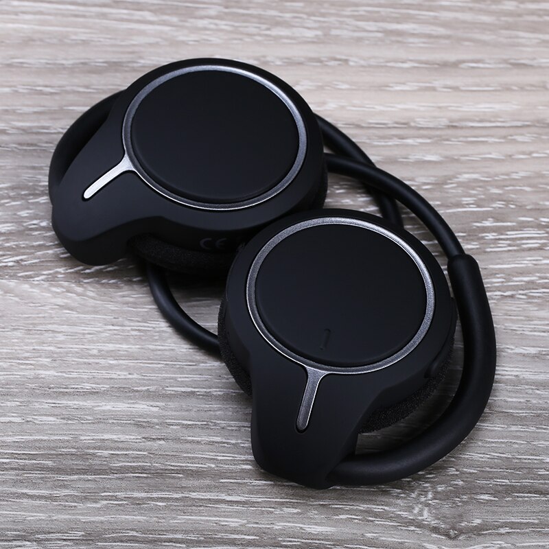 Openheart Sports Running Headphones Portable Wireless stereo Earphones with Mic Bluetooth 5.0 comfortable Headset 16 hours music: Black